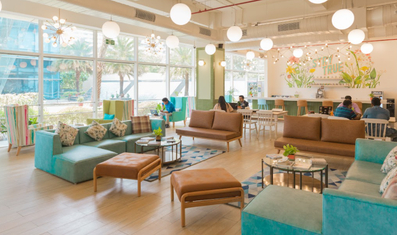 Coworking space at Cowrks in Golf Course Road Gurugram Qdesq